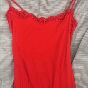 SKIMS Lace Trim Bodycon Dress